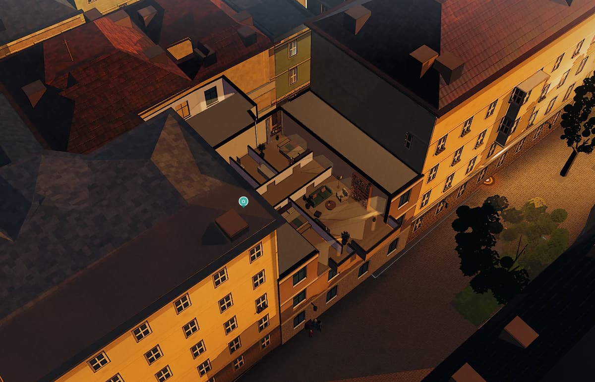 Schrankgasse 10 on 21 December at 1:30 pm, calculated with Azima
