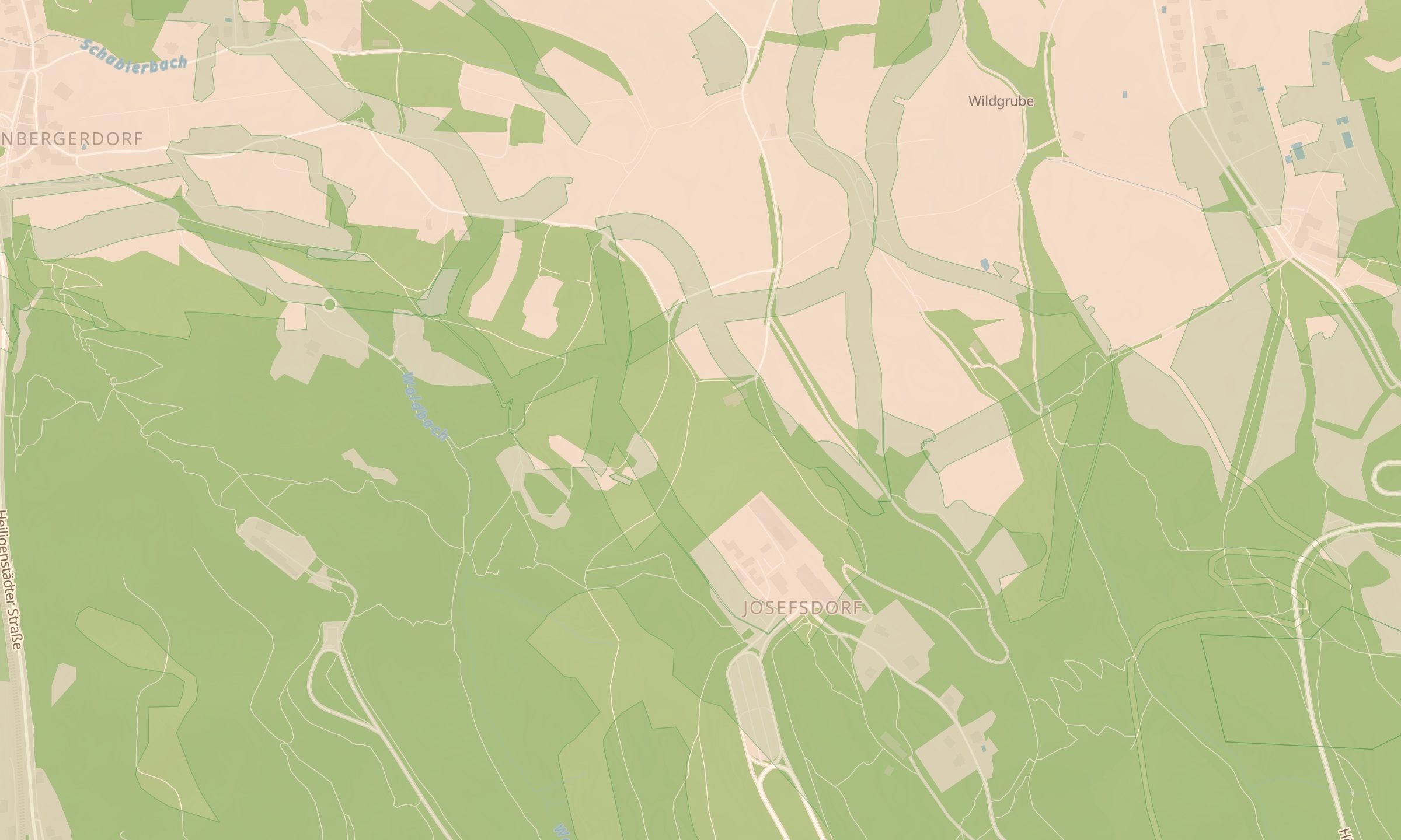 Kahlenberg in 3D — Blick über Weinberge und Wienerwald