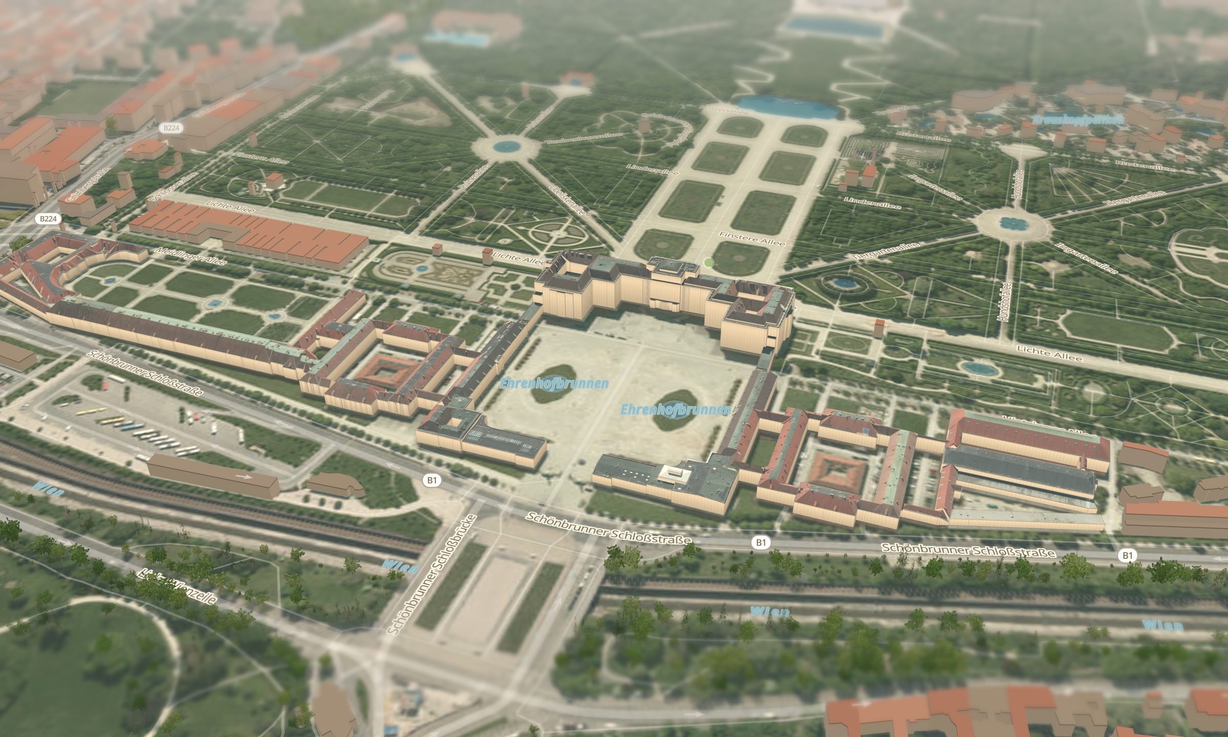 Schloss Schönbrunn in 3D — Schönbrunner Gelb